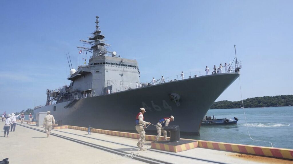 Cambodia Hosts Japanese Navy Ships Amid Us Concerns