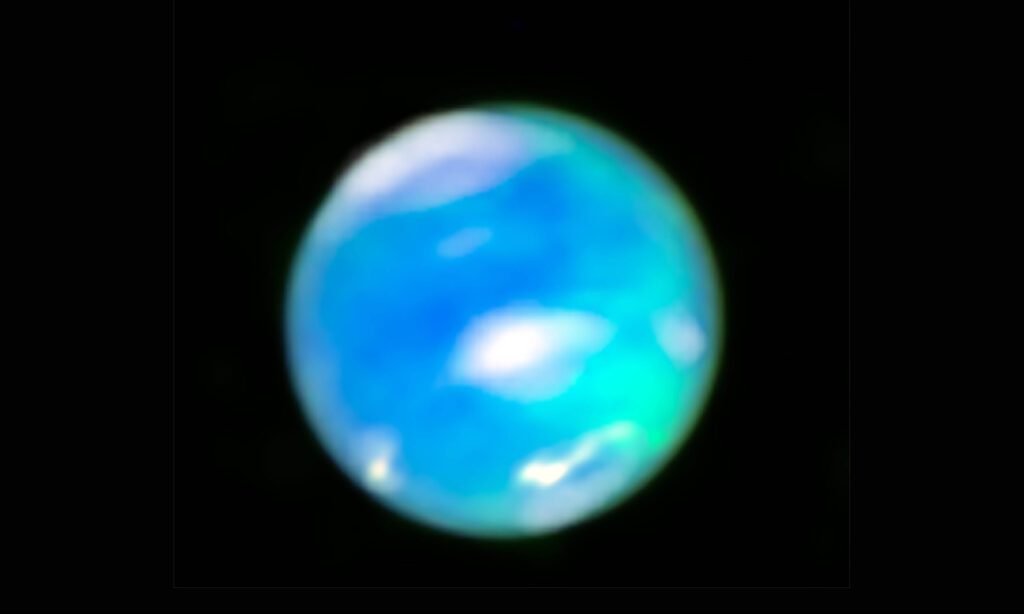 Stunning Capture Of Neptune's Auroras By Webb Telescope
