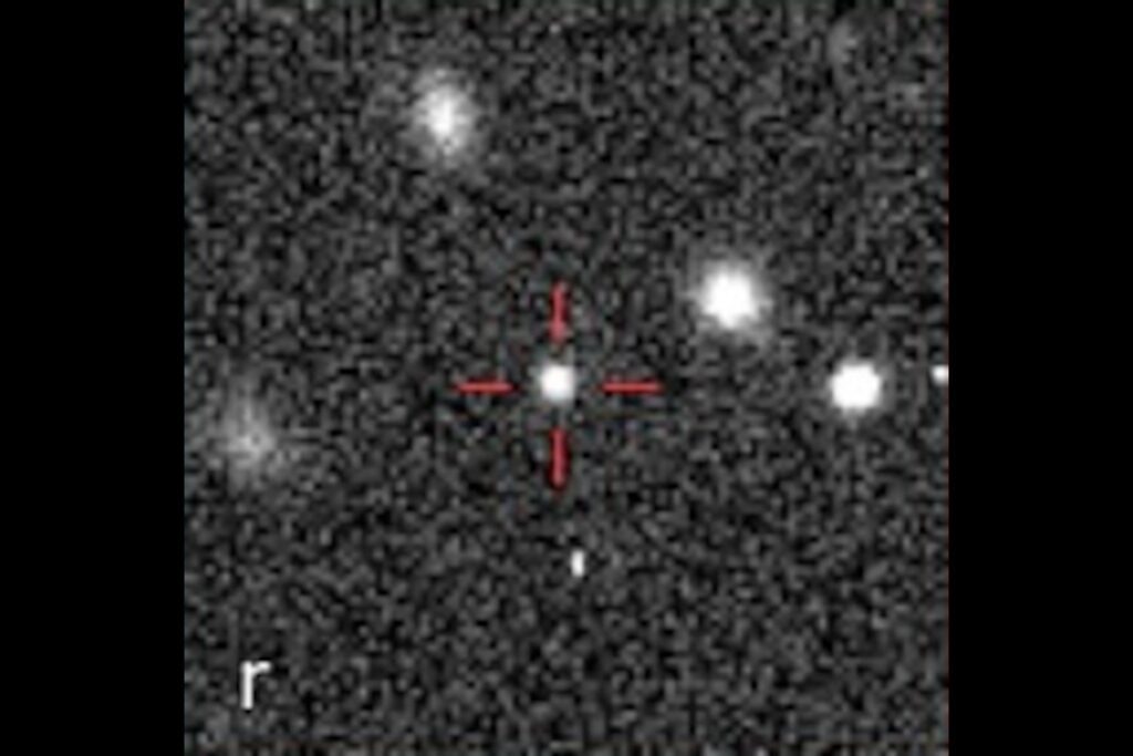 A New Distant Giant Beyond Pluto: The Discovery Of A