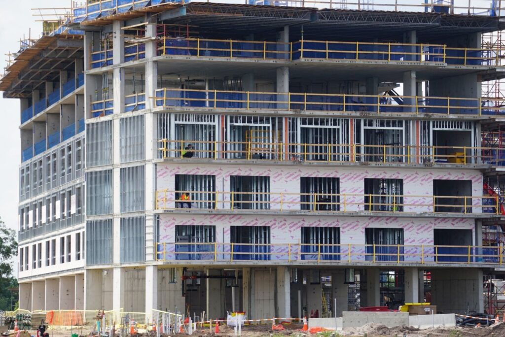 Exciting Progress: Exterior Walls Take Shape At Disney Lake Shore
