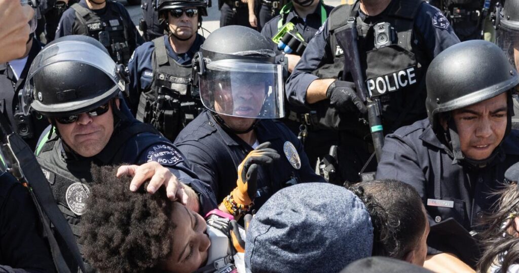 Protests Erupt Across La In Response To Immigration Raids