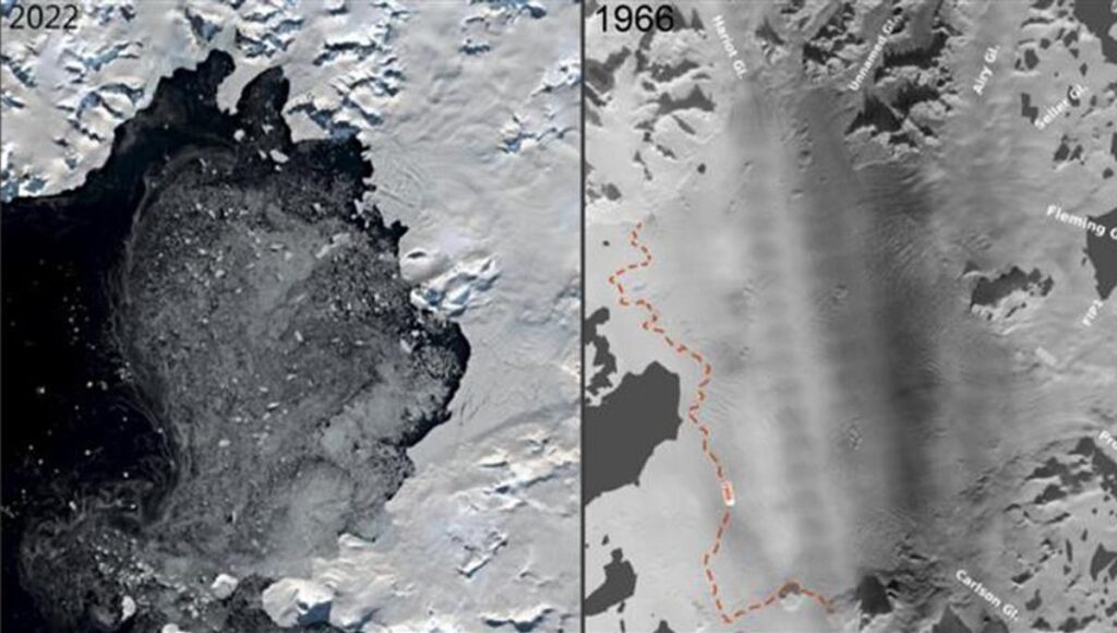 Historic Aerial Photography Reveals Critical Insights On Antarctic Ice Shelf