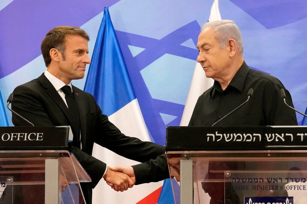 Macron And Netanyahu Unite Against Weaponized Anti Semitism