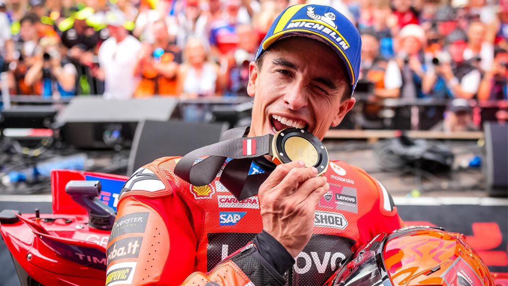 Marquez Triumphs While Bagnaia Faces Dnf Setback