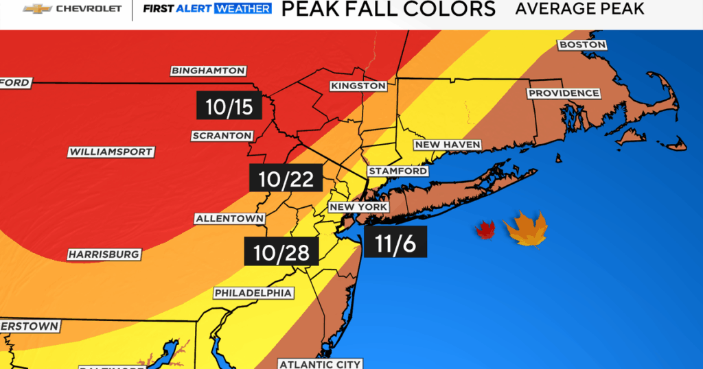 Autumn Leaf Forecast: What To Expect In New York And