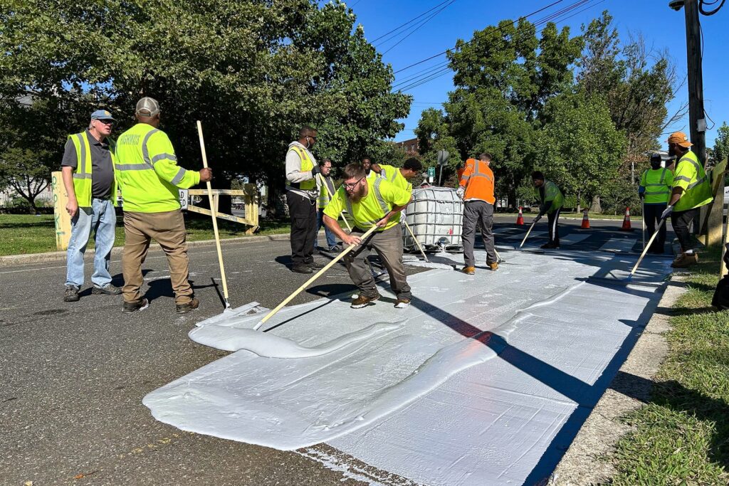Philadelphia's Cool Pavement Initiative Aims To Beat The Summer Heat