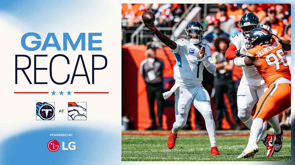 Titans Stumble In Season Opener Against Broncos, Losing 20 12