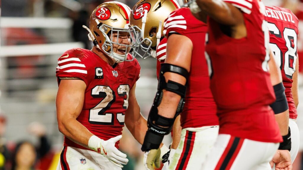 49ers Dominate Falcons As Christian Mccaffrey Shines With 201 Scrimmage