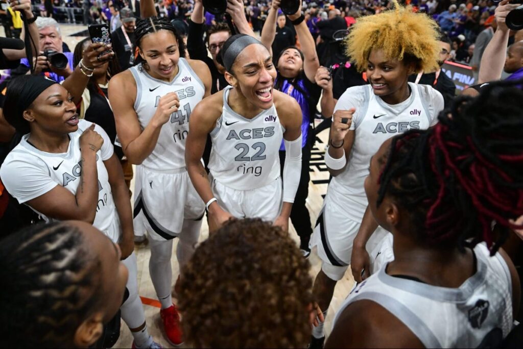 Aces Claim Wnba Championship With Victory Over Mercury