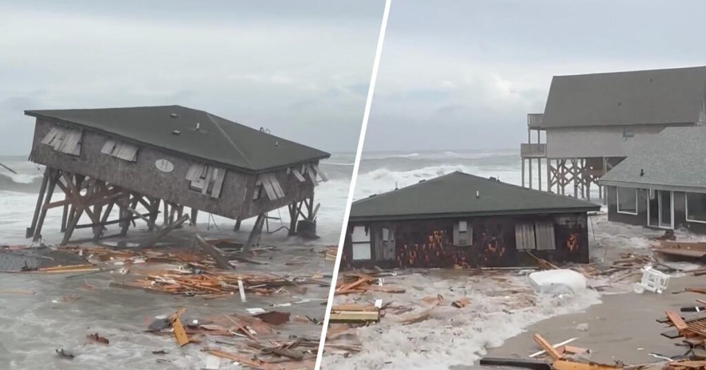 Homes On The Brink: Outer Banks Collapse Into The Atlantic