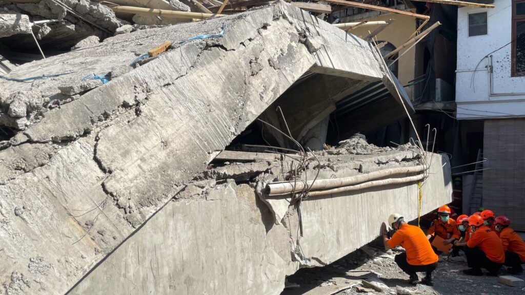 Hope Amidst The Rubble: Rescue Efforts At Collapsed School Tile