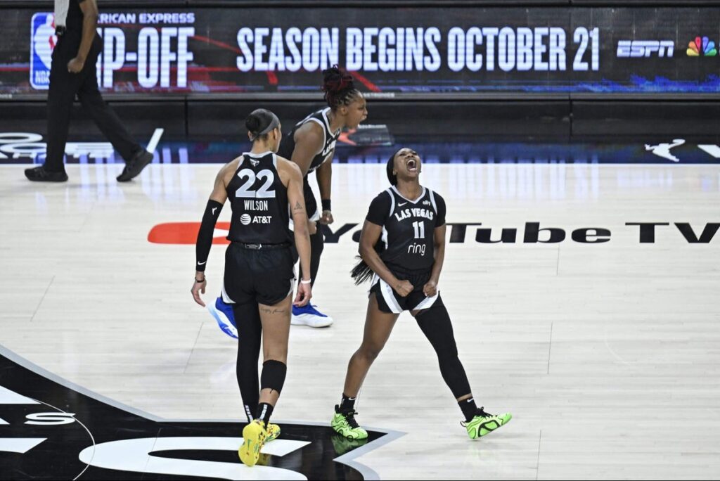 Las Vegas Aces Surge Back To Claim Game 1 Victory