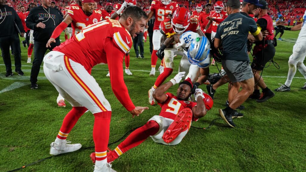 Lions Clash With Chiefs: Smith Schuster Involved In Postgame Brawl