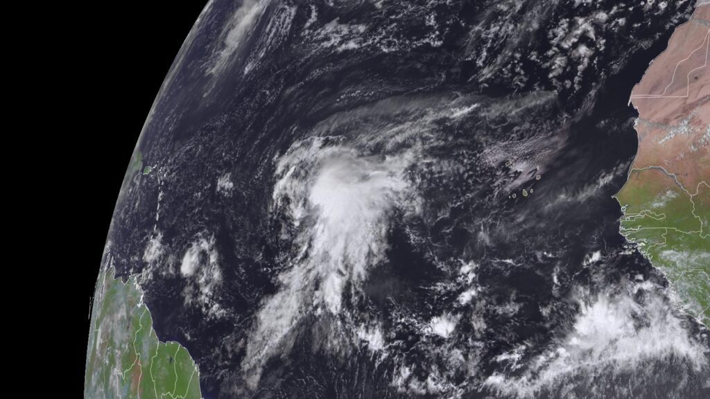 Tropical Storm Lorenzo Develops In The Mid Atlantic Region