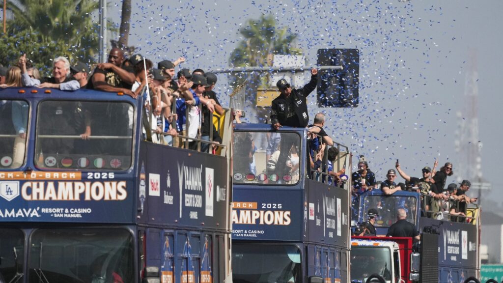 Celebration In The Streets: Dodgers World Series Victory Parade Takes