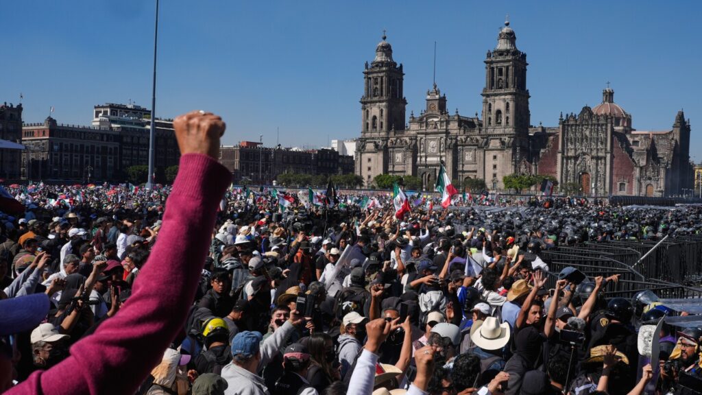 Gen Z Protests Ignite Massive Turnout In Mexico City