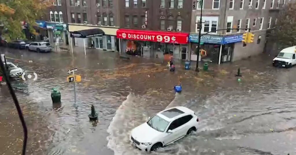 Historic Storm Breaks Nyc Rainfall Records With Record Breaking Downpour In