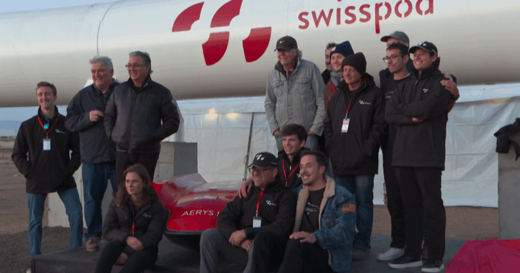 Swisspod Launches Record Breaking Hyperloop Test Track In Pueblo