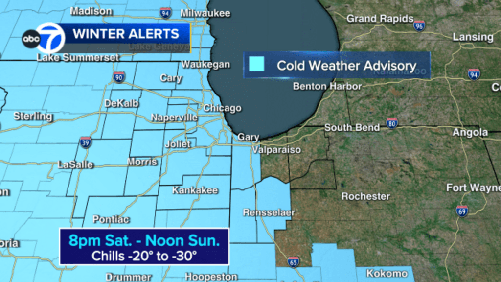 Chicago Faces Wind Chill Advisory: Snow and Freezing Temperatures Ahead Chicago Faces Wind Chill Advisory: Snow And Freezing Temperatures Ahead