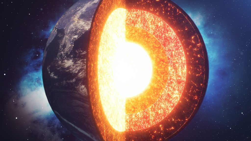Earth’s Core Unveiled: Layered Surprises Like an Onion Earth's Core Unveiled: Layered Surprises Like An Onion