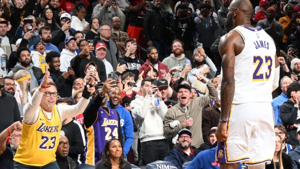 Lebron Sparks Lakers To Victory With 10 Consecutive Points
