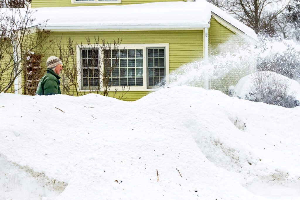Massachusetts Residents Prepare For More Snow After Over A Foot