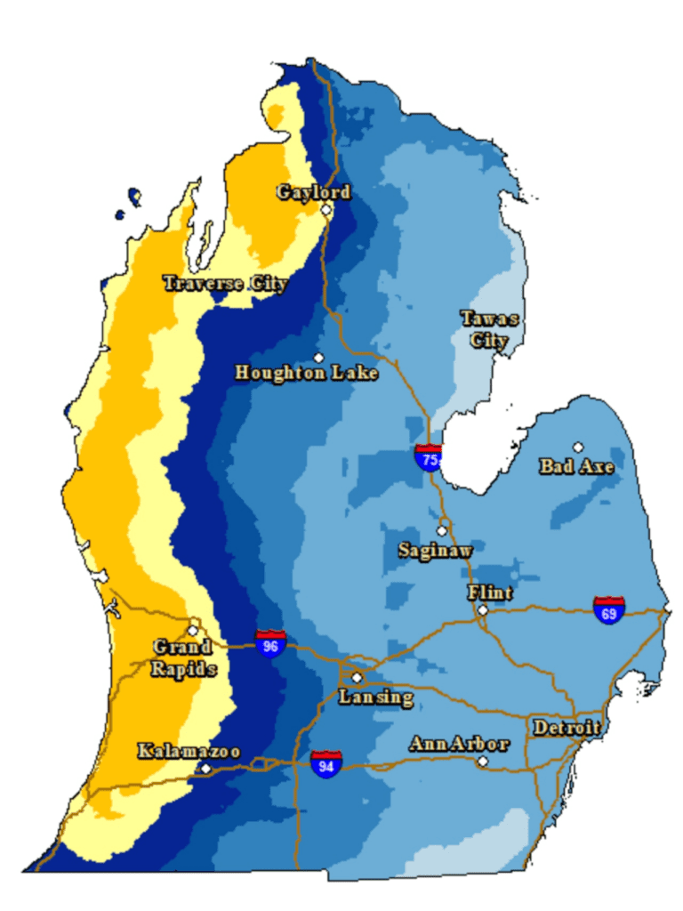 Severe Winter Storm: Blizzard Conditions Expected In 23 Michigan Counties