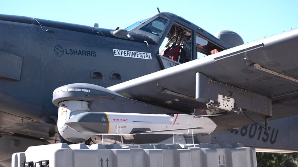 Red Wolf Cruise Missile Enhances Oa 1k Skyraider Ii Standoff Attack