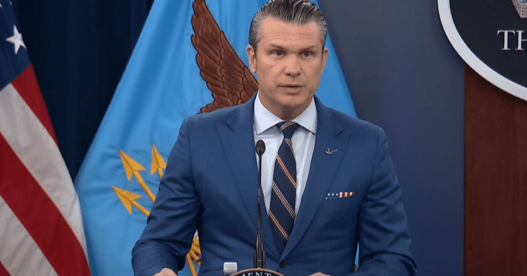 Hegseth Highlights Uncertainty Over Iranian Mine Activity In The Strait