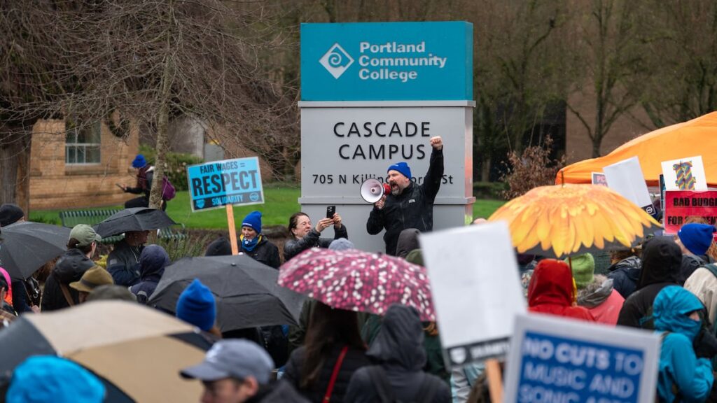 Portland Community College Faculty Strike For Fair Pay