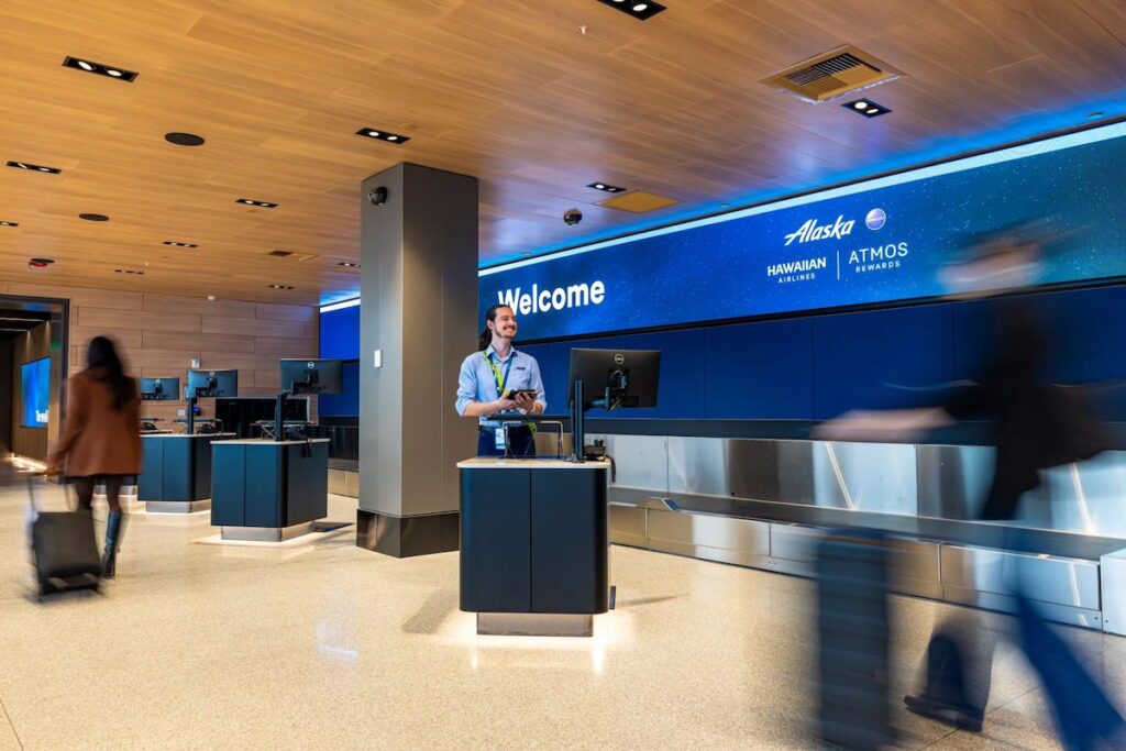 Alaska Airlines Unveils Chic Titanium Check In With Exclusive Security Access
