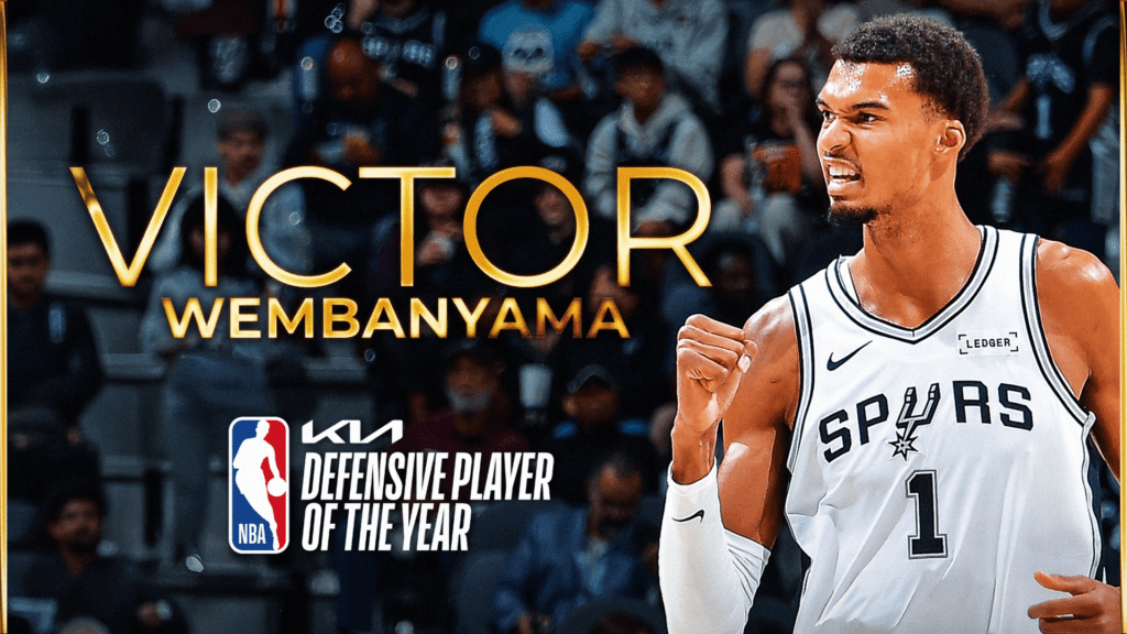 Victor Wembanyama Crowned 2025 26 Nba Defensive Player Of The Year