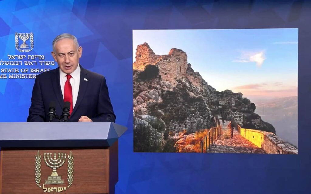 Netanyahu Celebrates Lebanon’s Beaufort Castle Seizure as a Powerful Comeback Netanyahu Celebrates Lebanon's Beaufort Castle Seizure As A Powerful Comeback