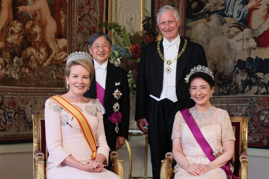 Belgian Royal Tiara Dazzles at Japanese State Dinner Belgian Royal Tiara Dazzles At Japanese State Dinner
