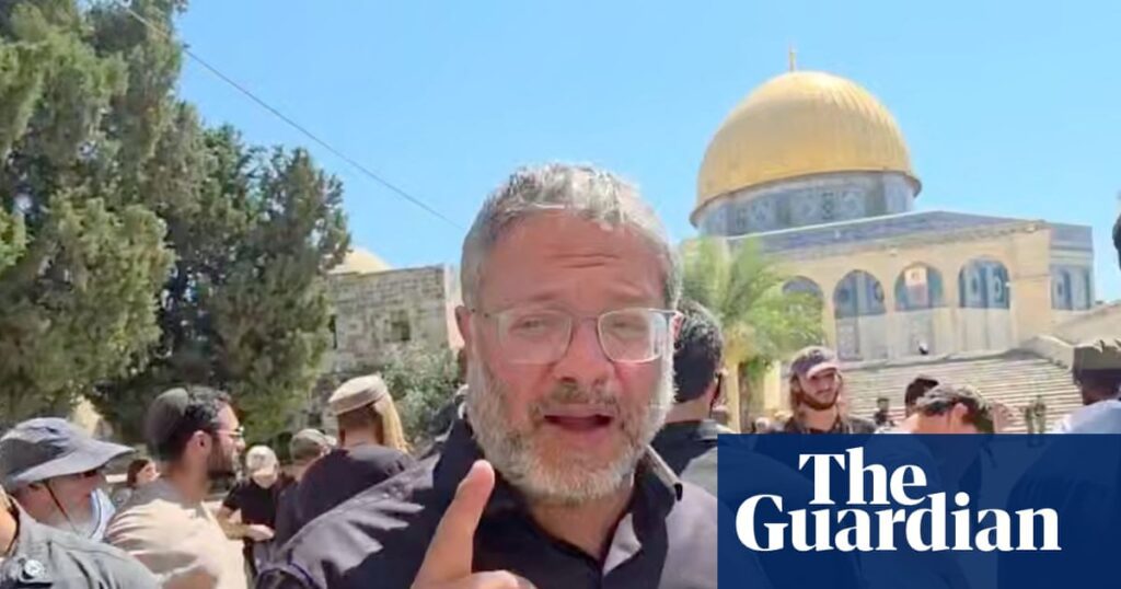Israeli Security Minister Aligns With Extremists In Al Aqsa Mosque Clash